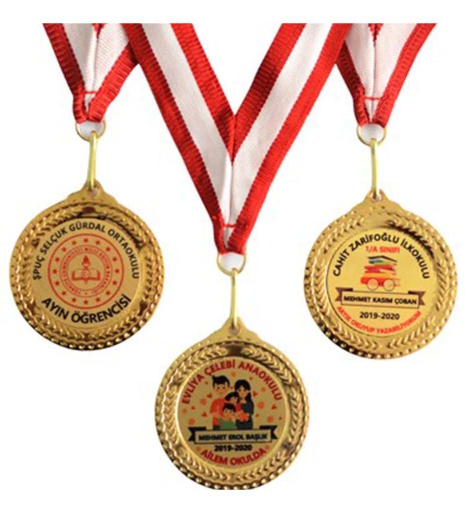 altın madalya baskı