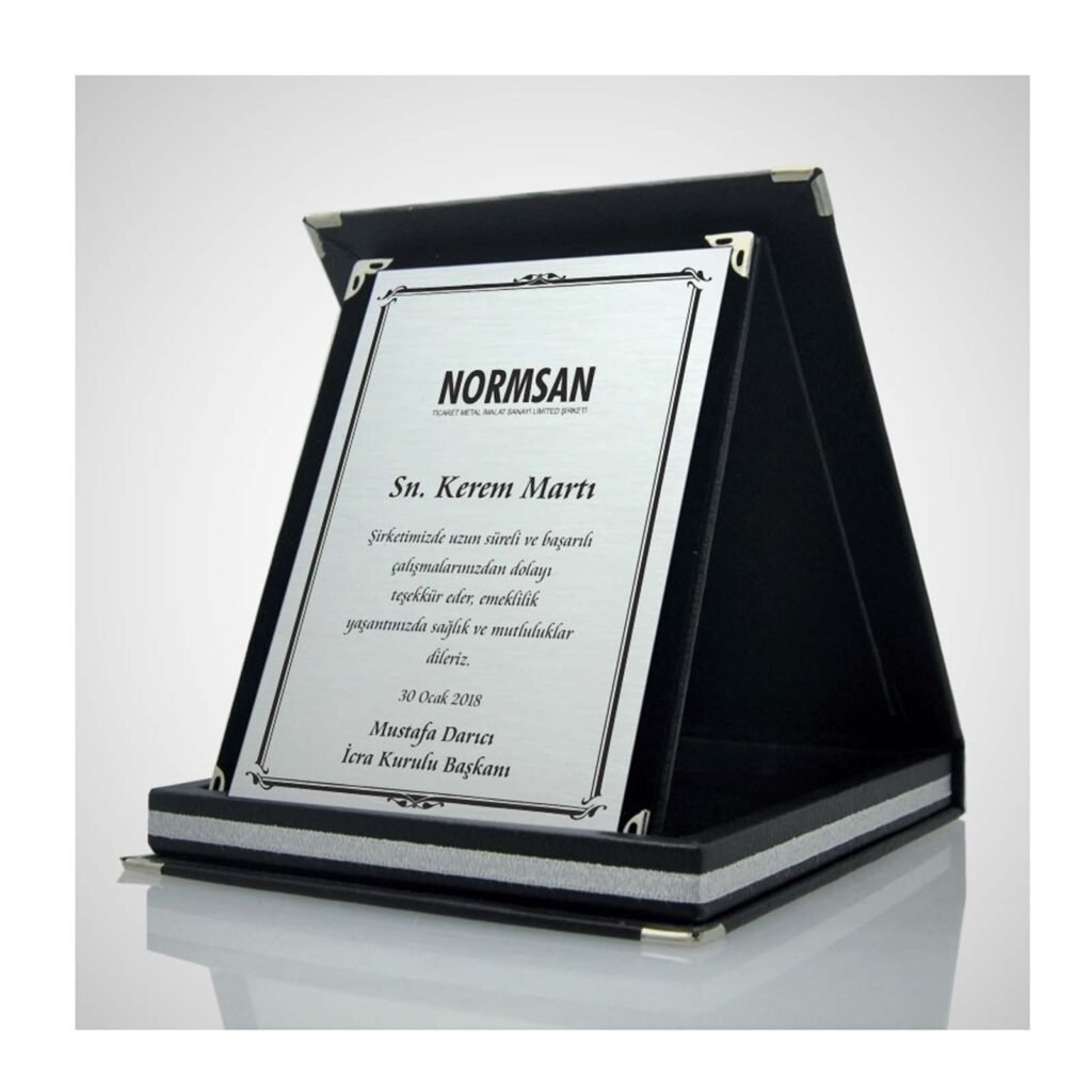 lacivert kadife plaket baskılı