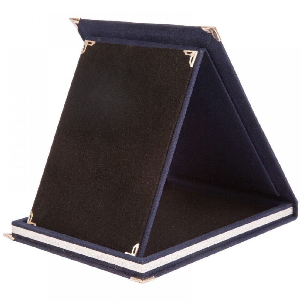 lacivert kadife plaket