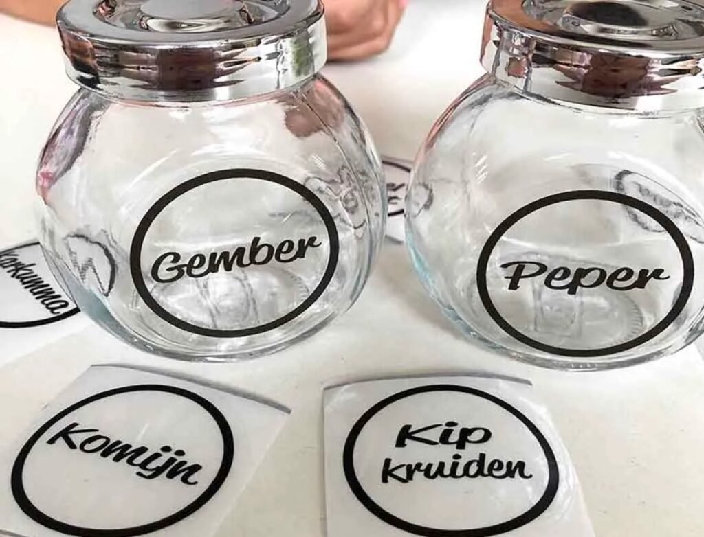 şeffaf folyo etiket